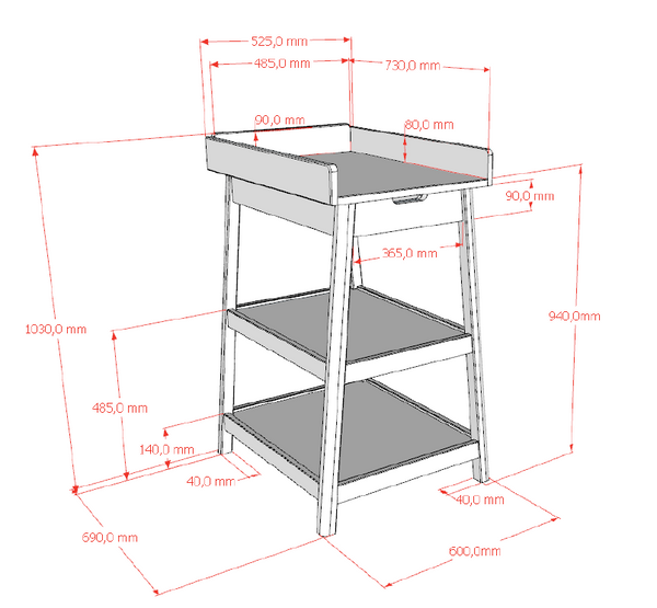 Woods Commode - Eiken