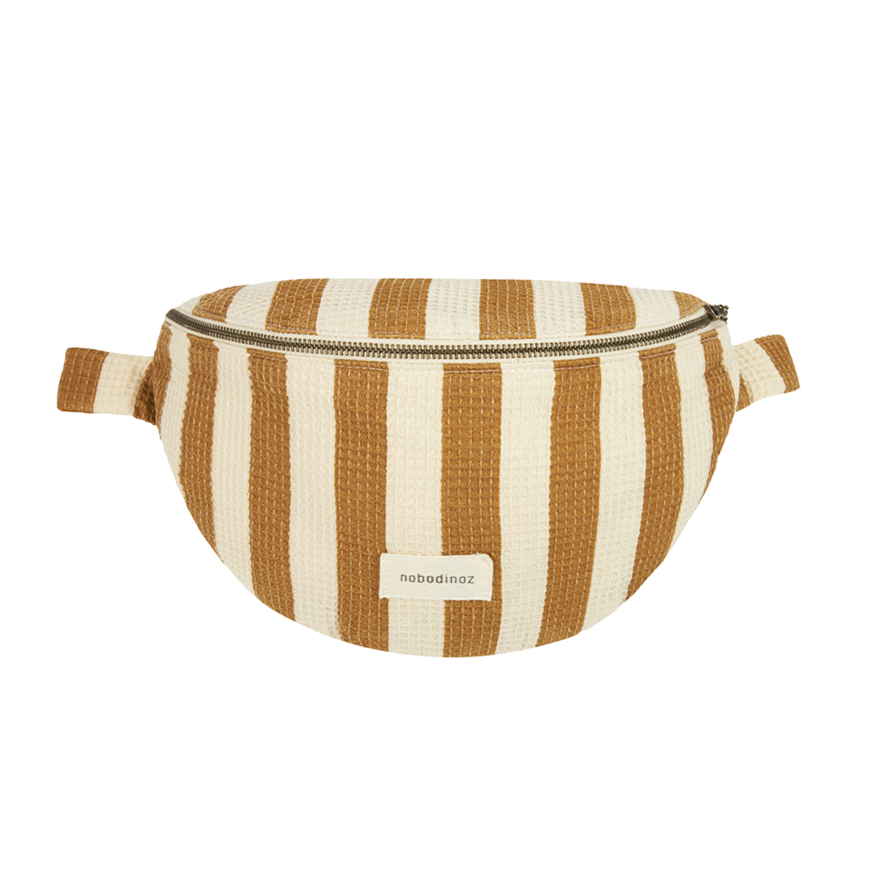 Nobodinoz Fanny pack - honey stripes waffle