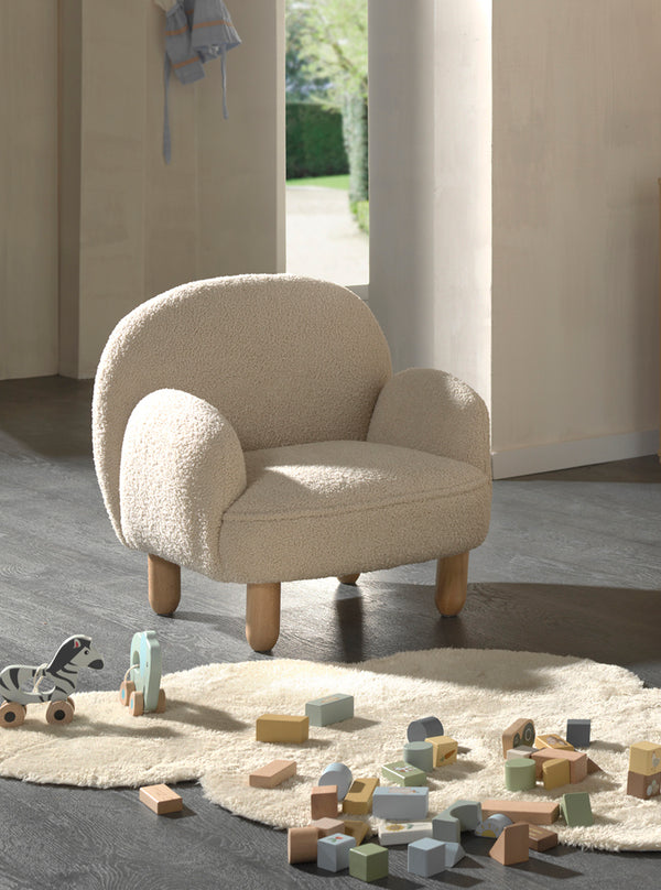 Rocky Armchair - Beige Bouclé