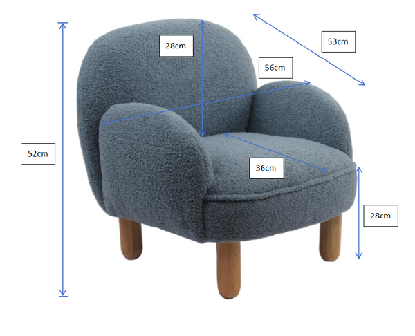Rocky Fauteuil - Beige Bouclé