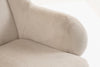 Schommelstoel Rocky - Corto Beige/Walnoot