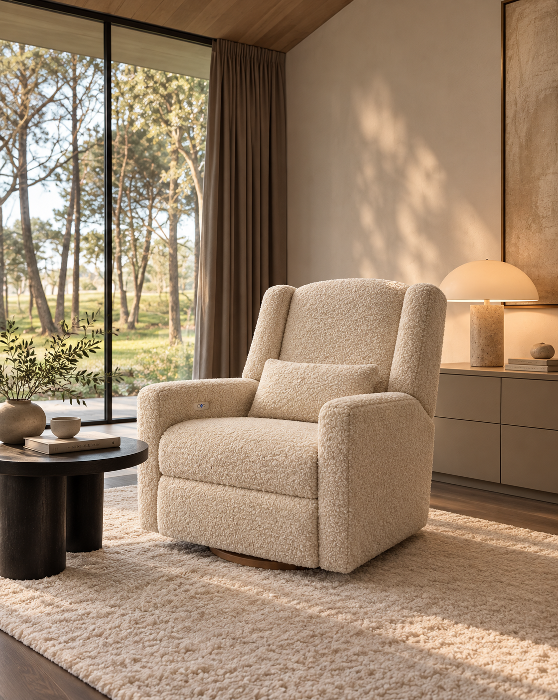 Rocky Elektrische Relaxstoel Curly - Beige