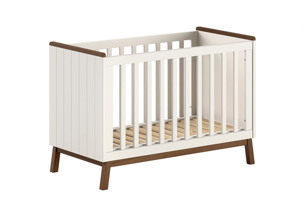 Sezane bed 60x120 - Walnoot/Clay