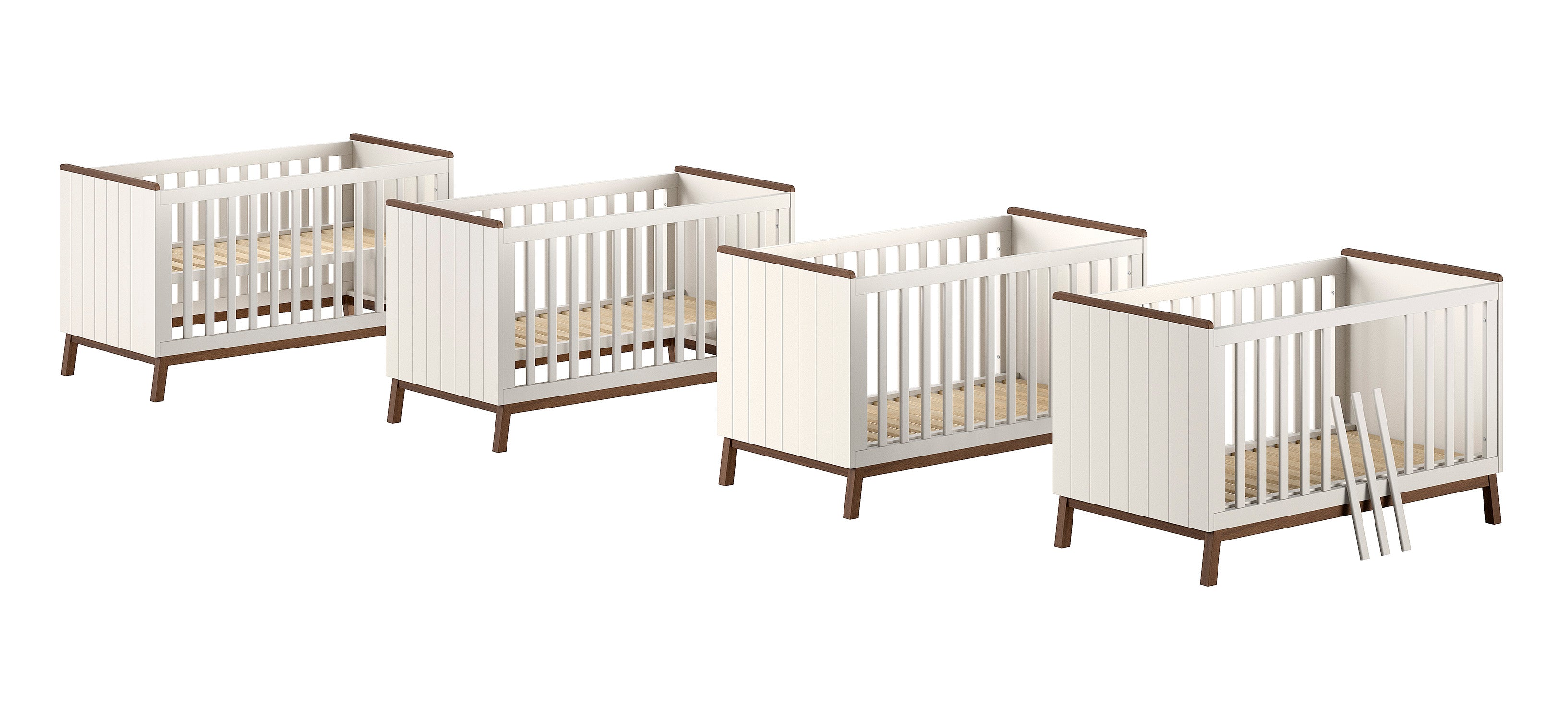 Meegroeibed Sezane 70x140 - Walnoot/Clay