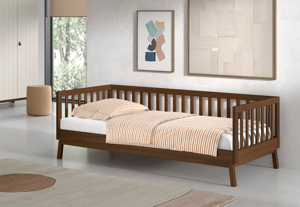 Sezane Kajuitbed 90x200 - Walnoot