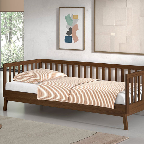 Sezane Kajuitbed 90x200 - Walnoot