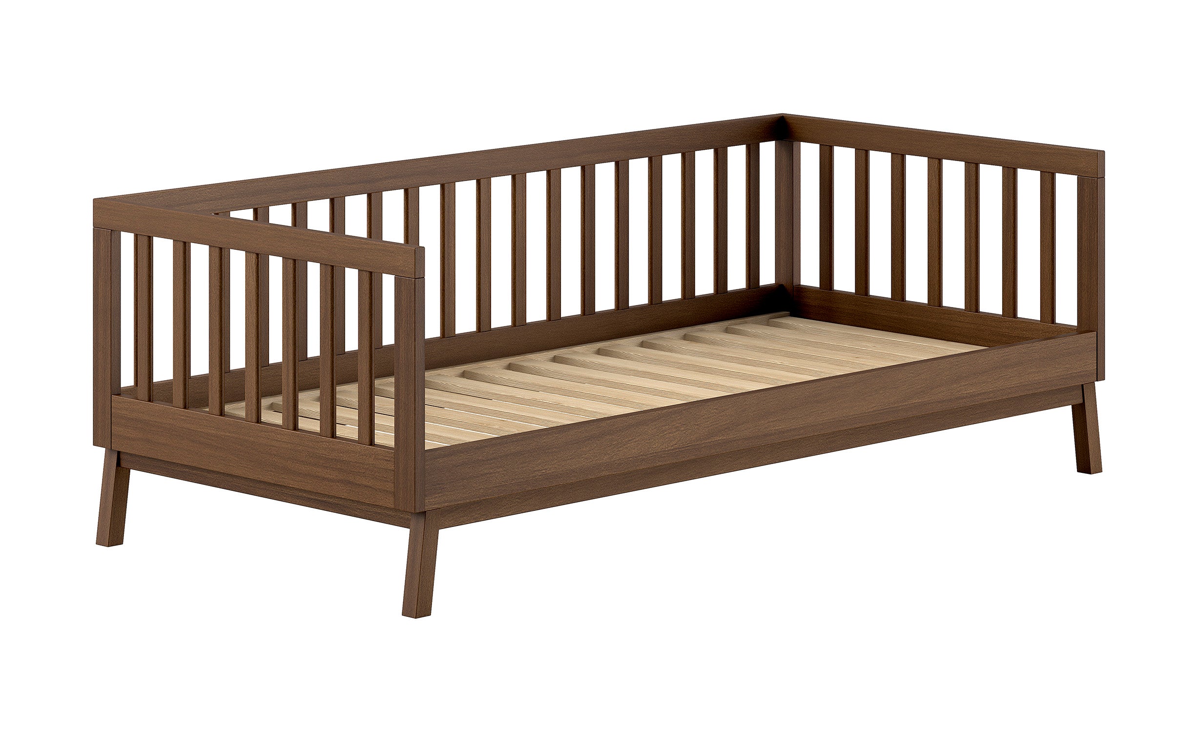Sezane Kajuitbed 90x200 - Walnoot