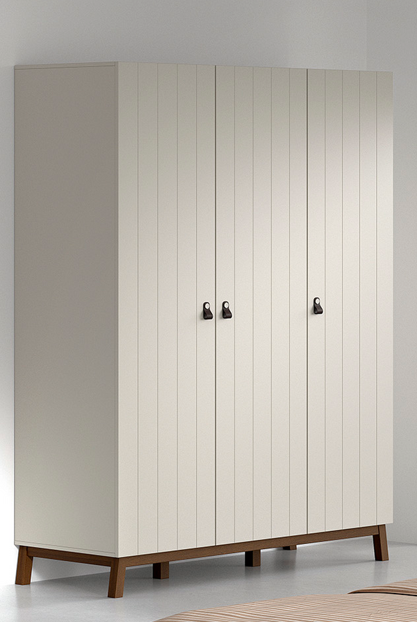 Sezane 3-deurskast - Walnoot/Clay (kopie)