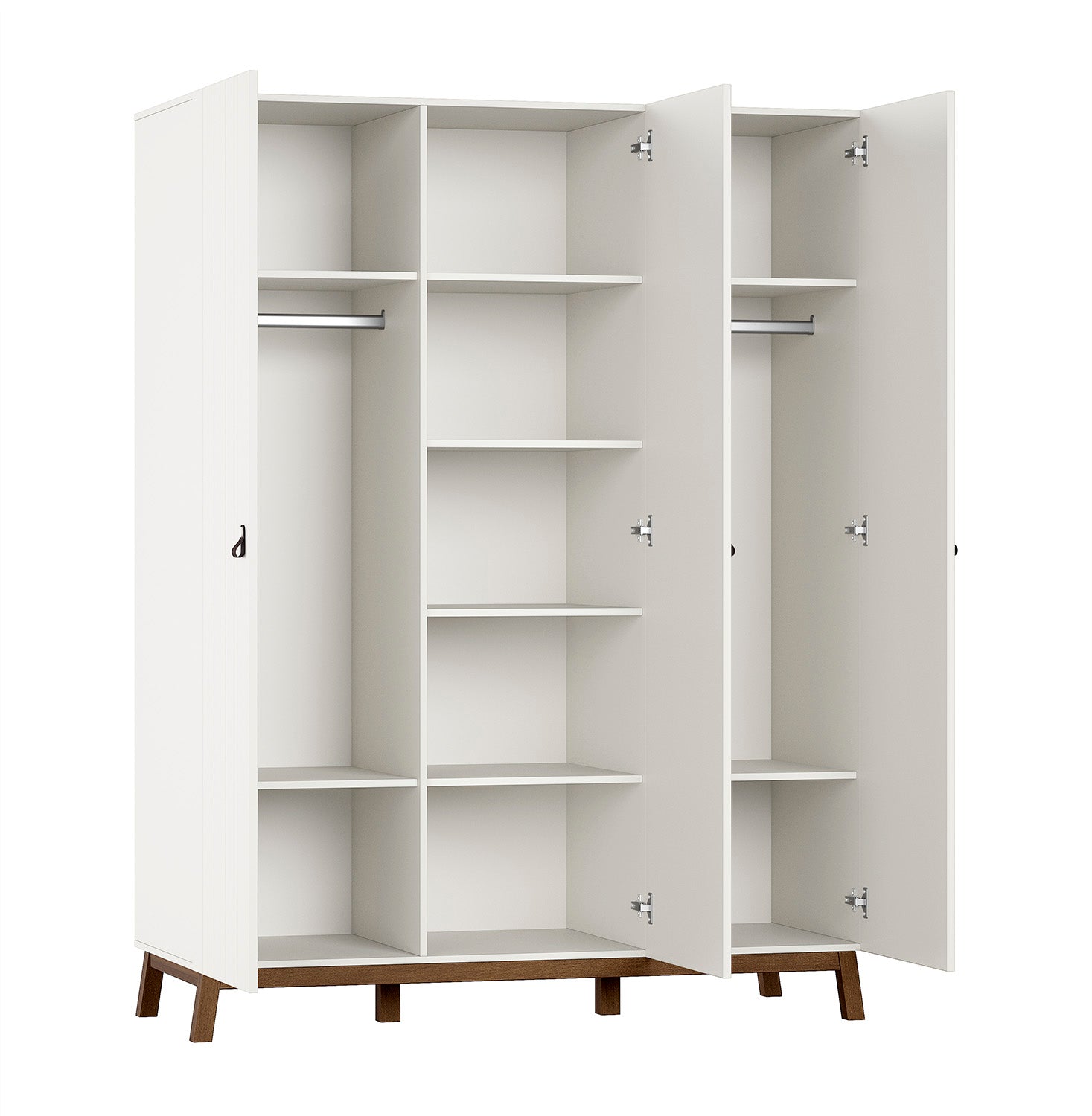 Sezane 3-deurskast - Walnoot/Clay (kopie)