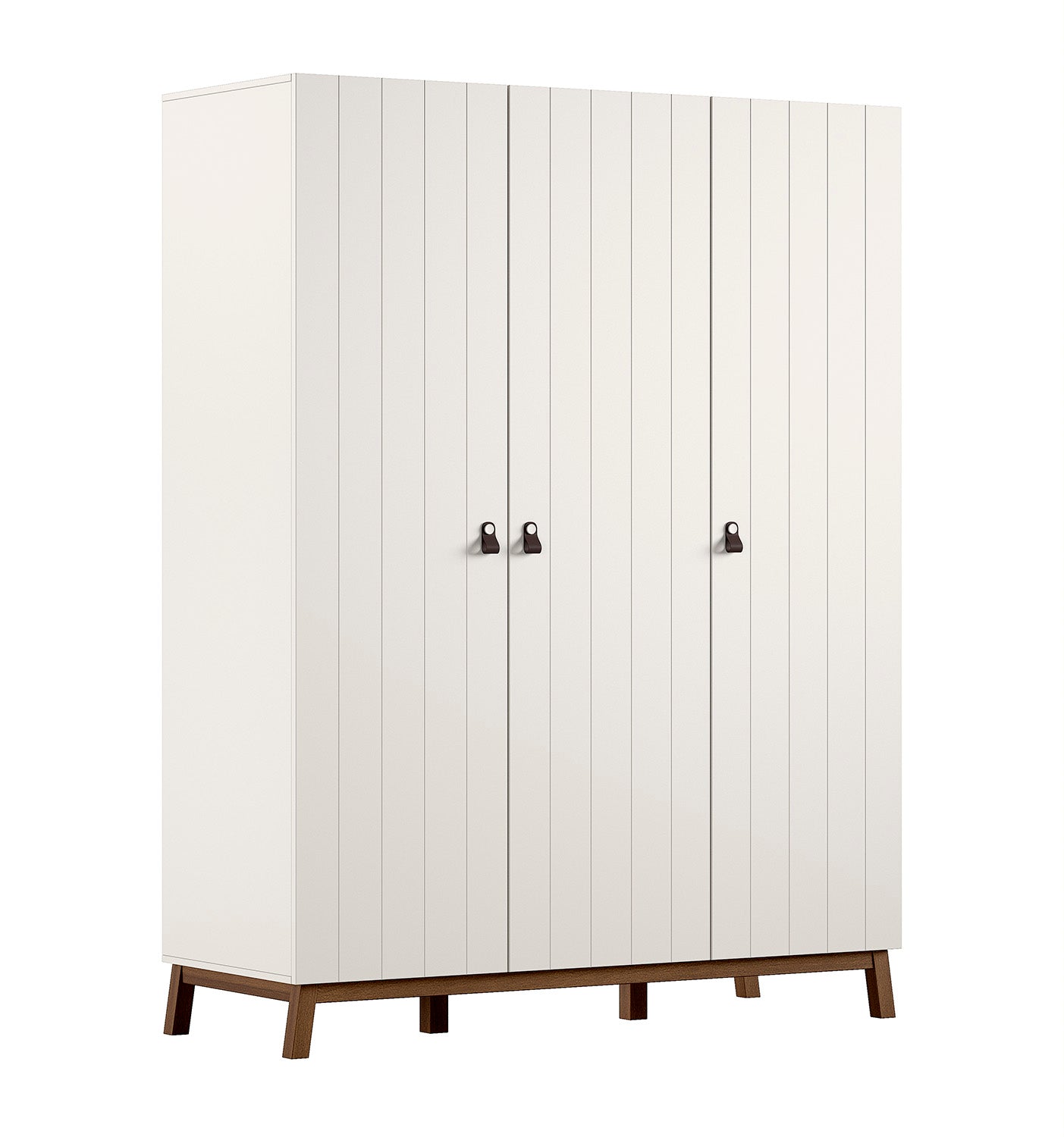 Sezane 3-deurskast - Walnoot/Clay (kopie)