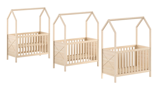 Scott bed 60x120 - Naturel