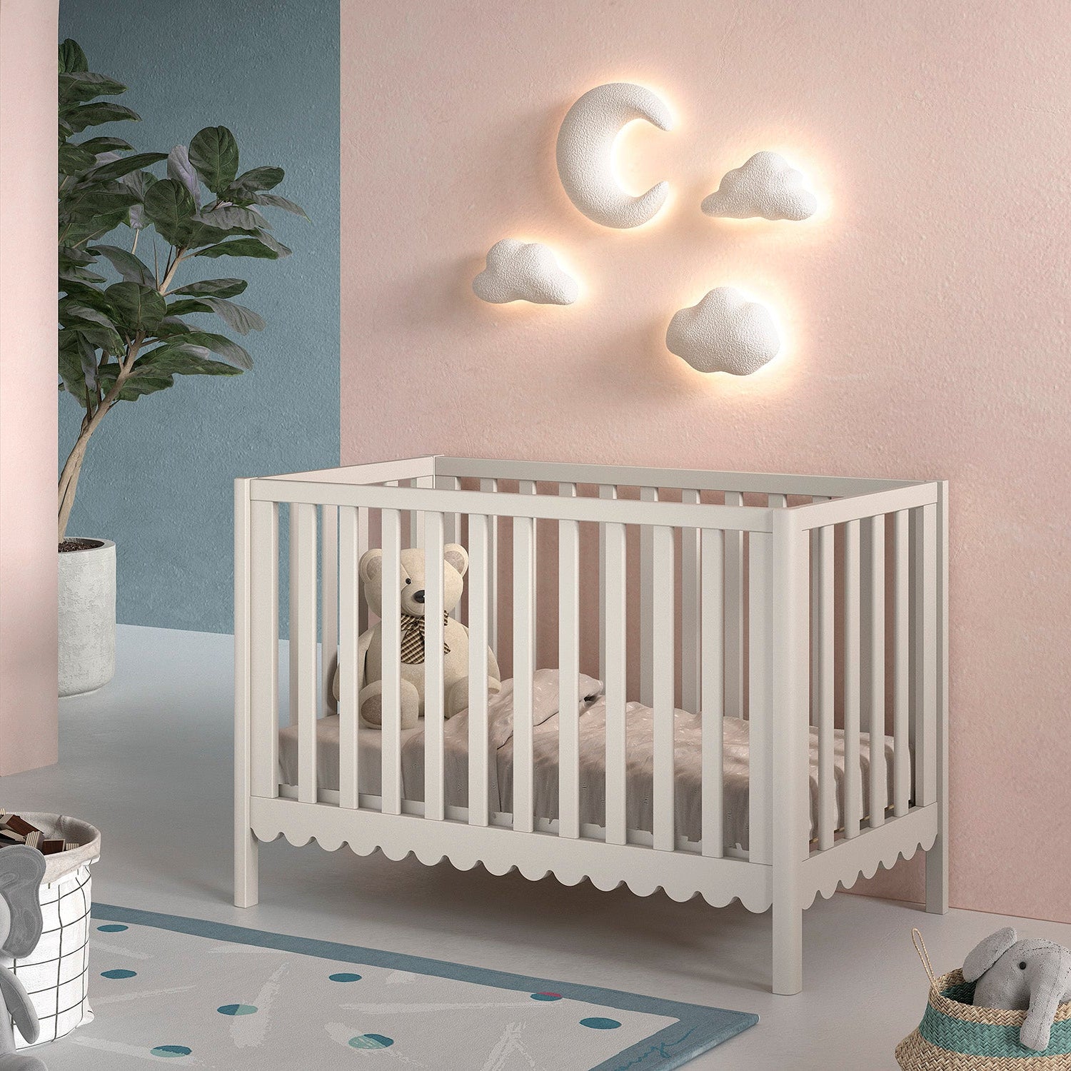 Swingo bed 60x120 - Clay