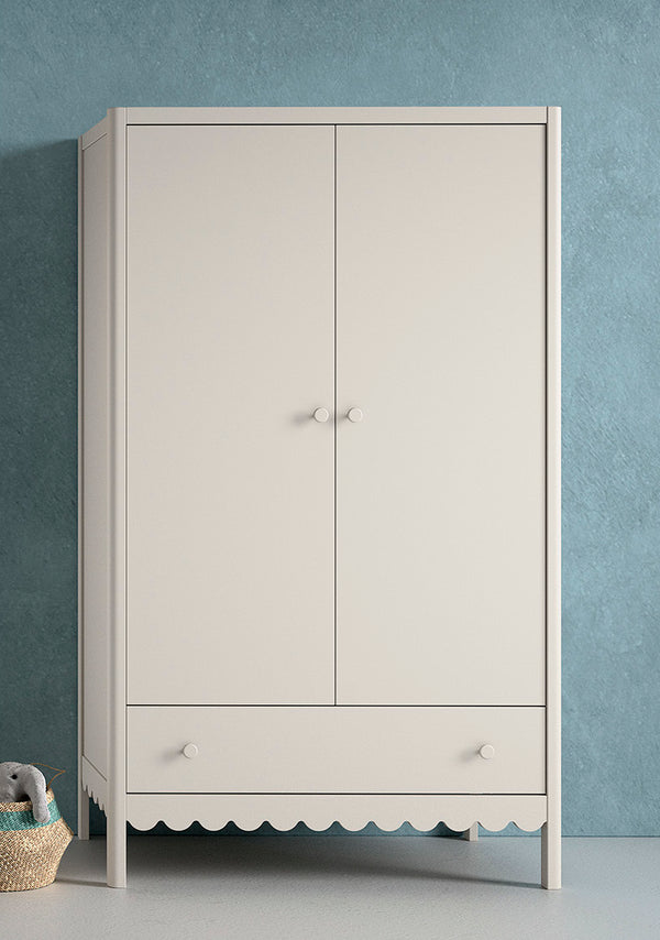 Eva 2-door wardrobe - White