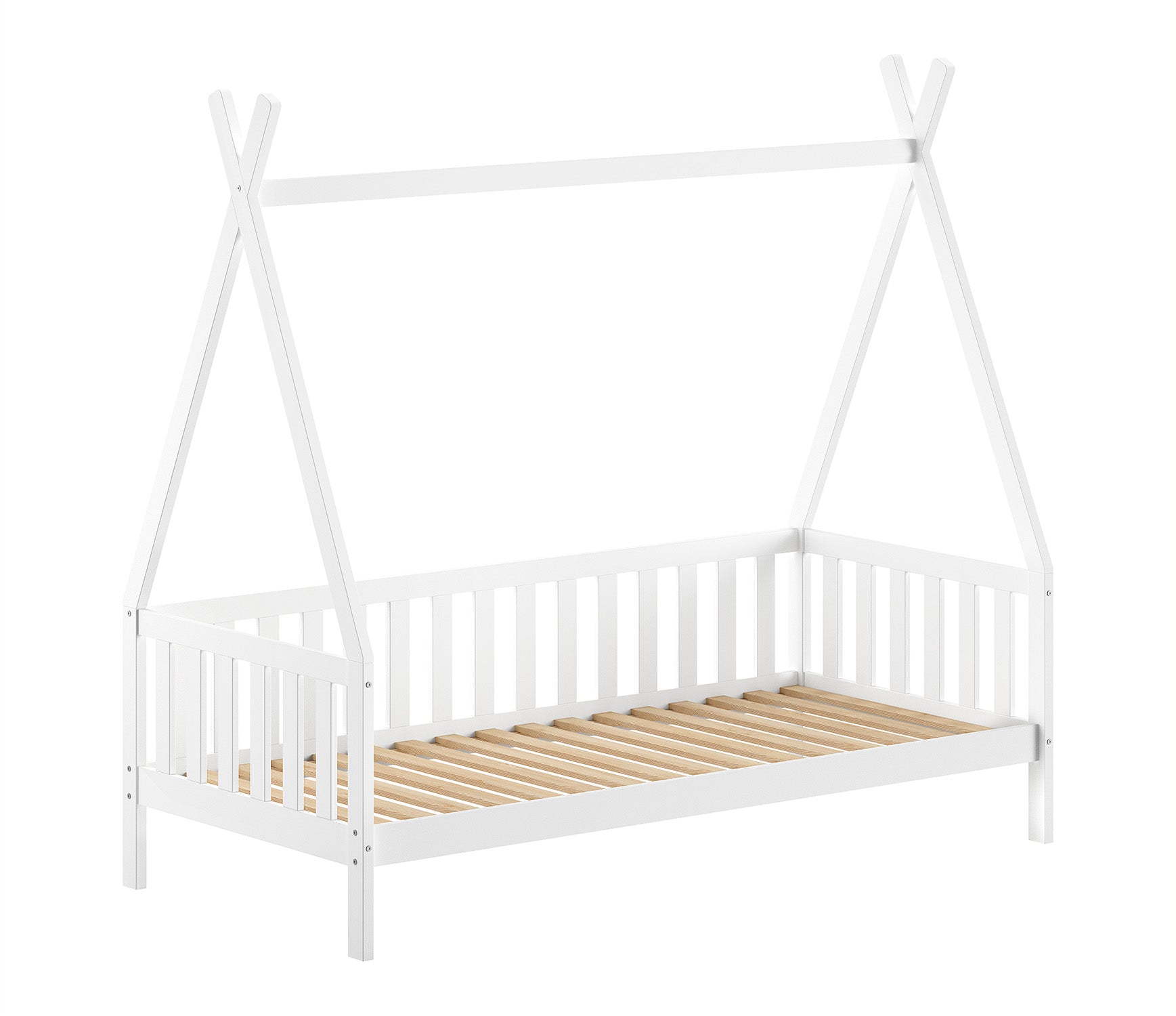 Tipi bed 90x200 - Wit