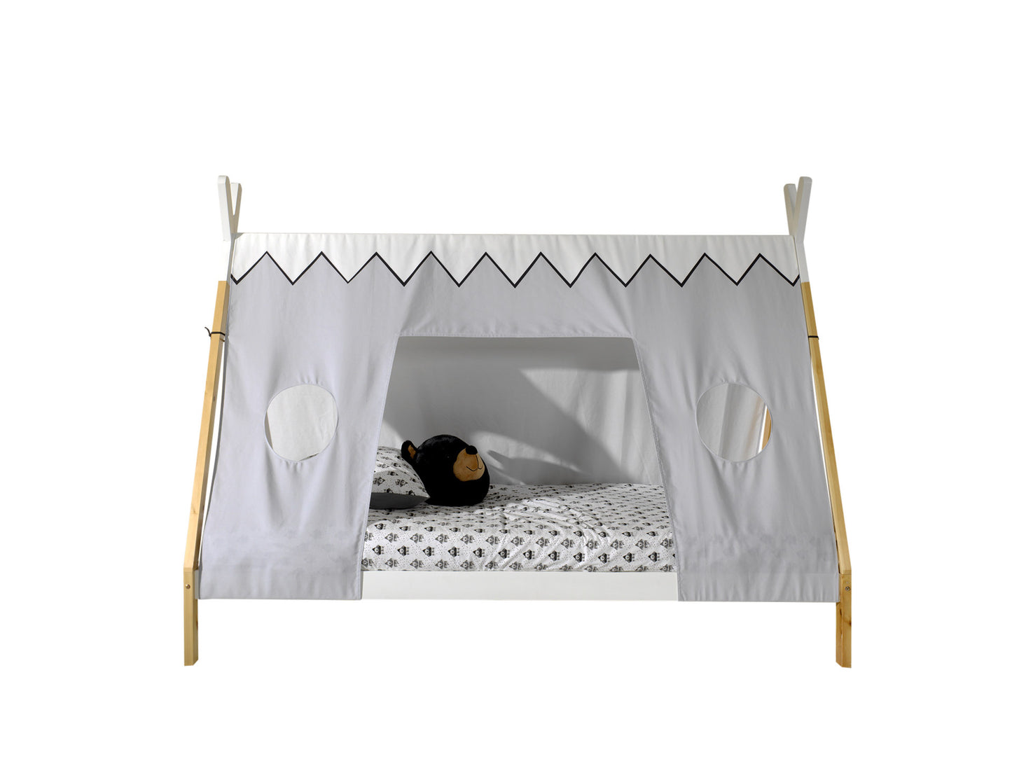 Vipack Tipi bed met bijpassende tent 90x200