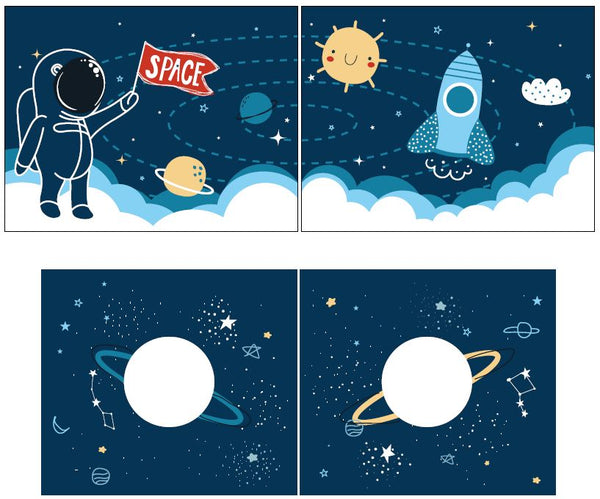 Forrest hoogslaper incl space aankleding (90x200) - Beuken