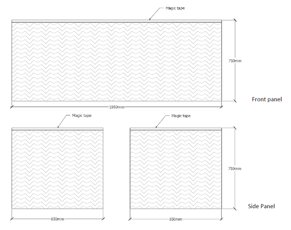 Forrest hoogslaper incl space aankleding (90x200) - Beuken