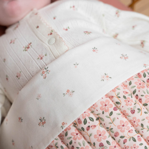 Crib sheet (70x100 cm) - Fairy Blossom