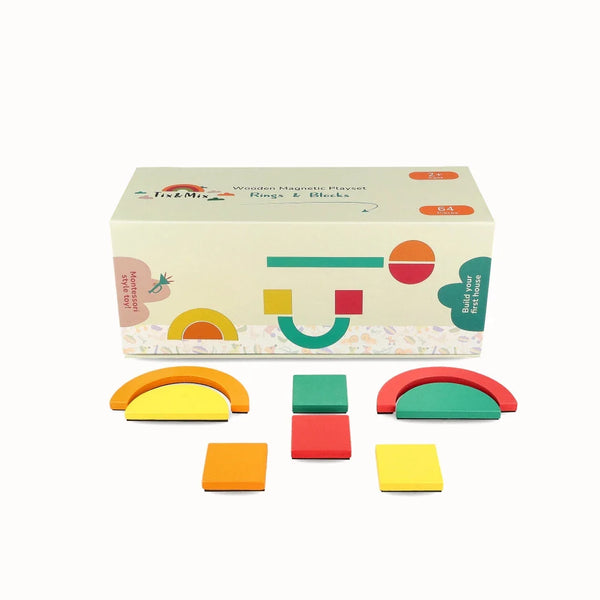 Magnetische Playset Rings & Blocks