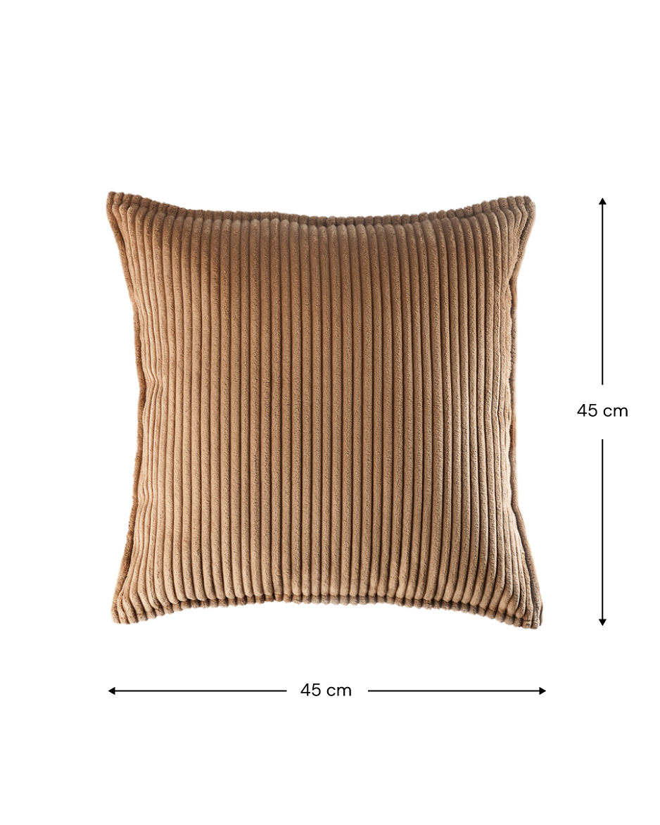 Block kussen - Toffee