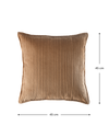 Block kussen - Toffee
