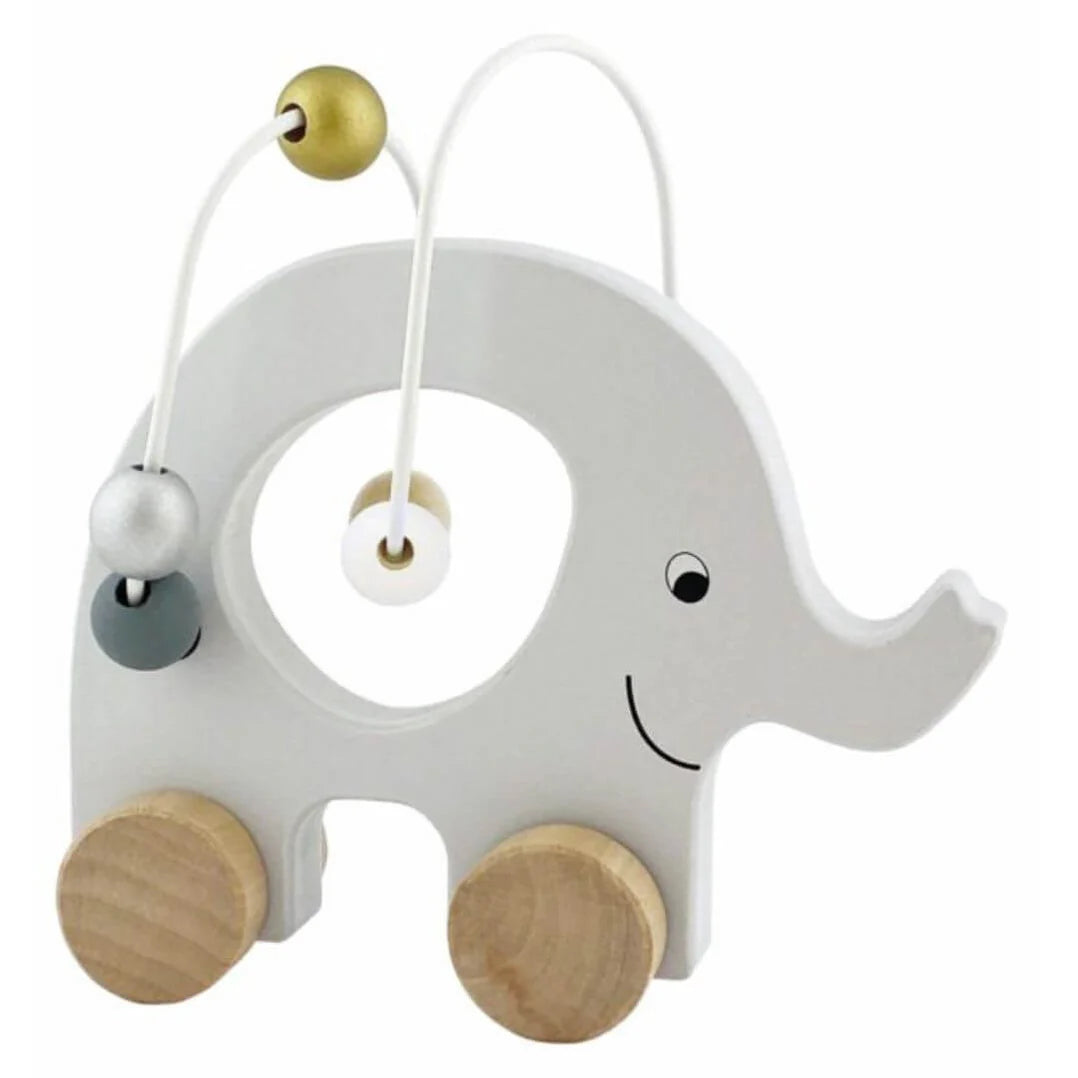 Houten trek olifant