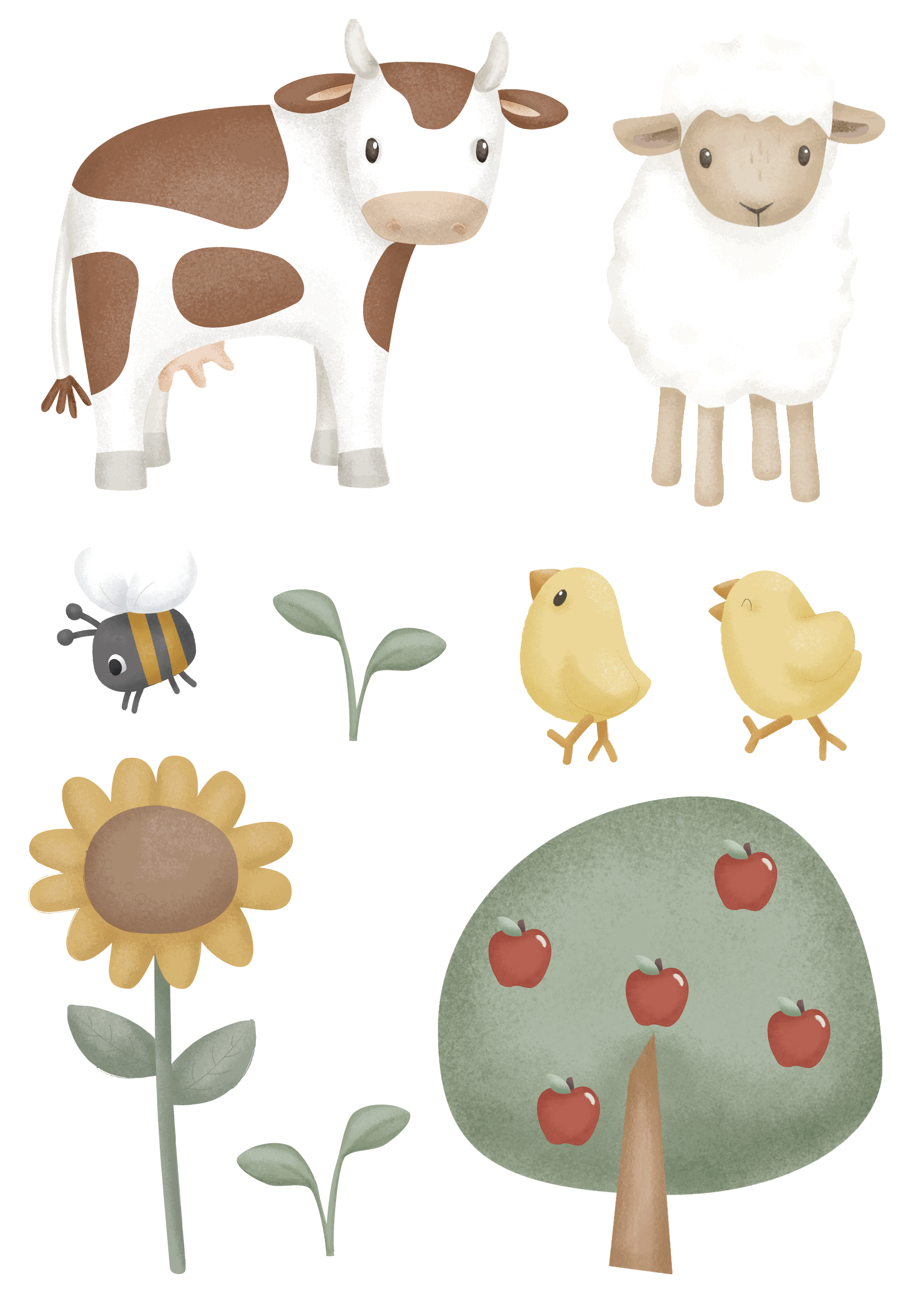 Wall stickers Little Farm