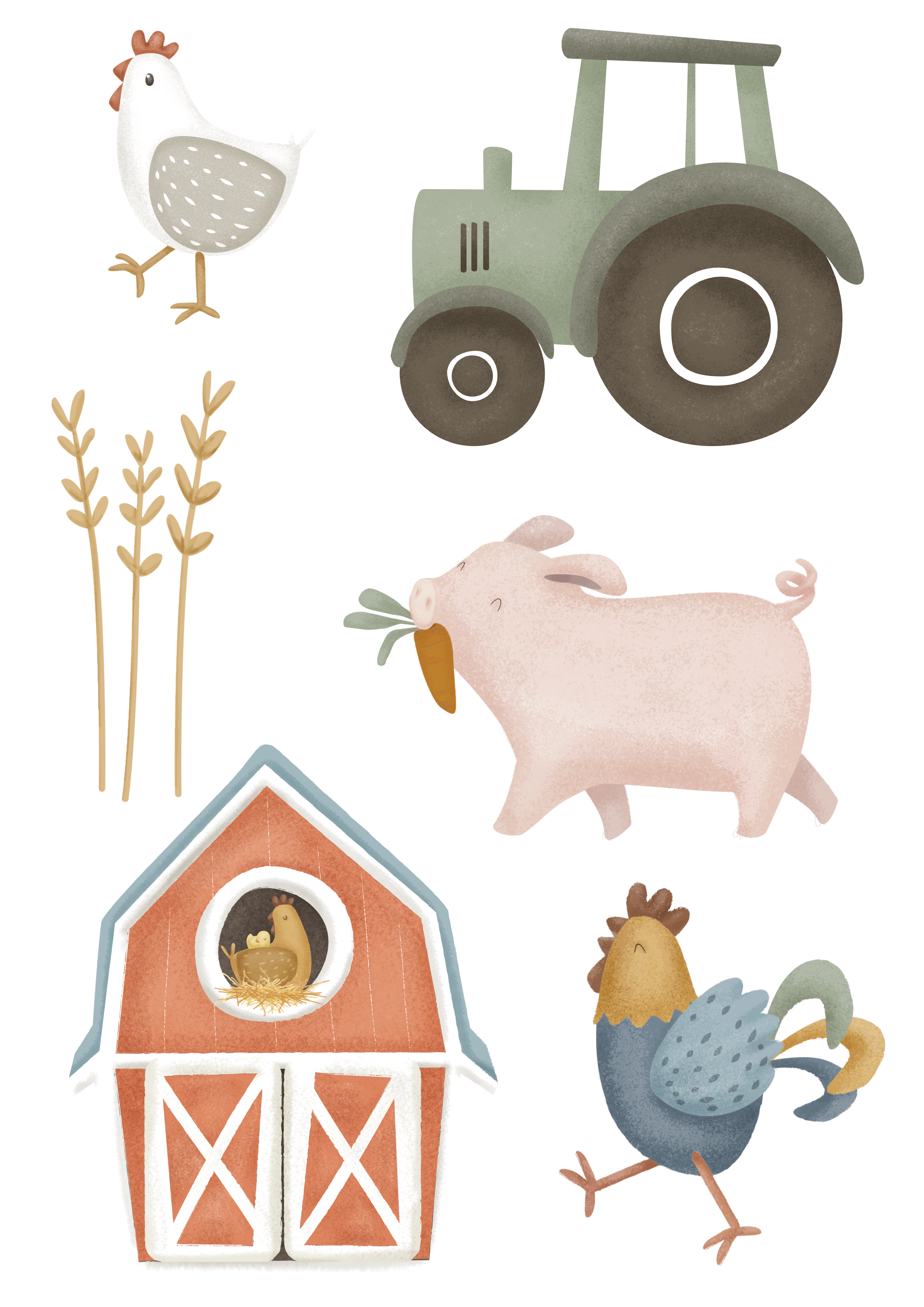 Wall stickers Little Farm