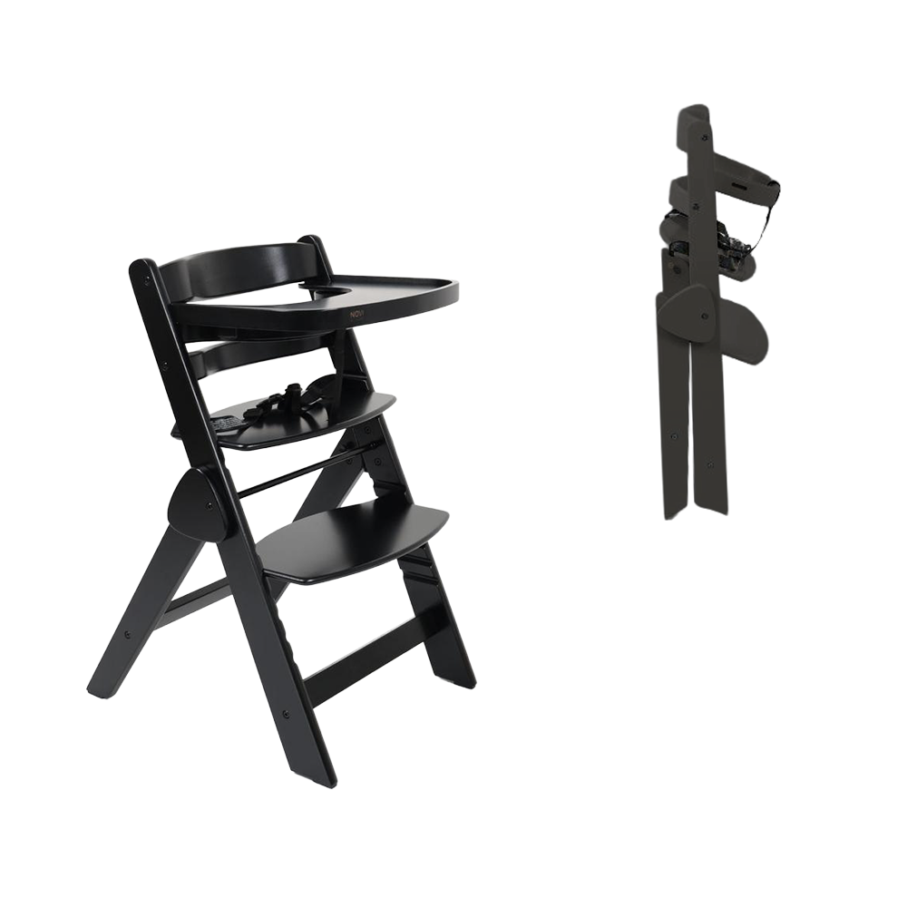 Kinderstoel Yumi - Zwart