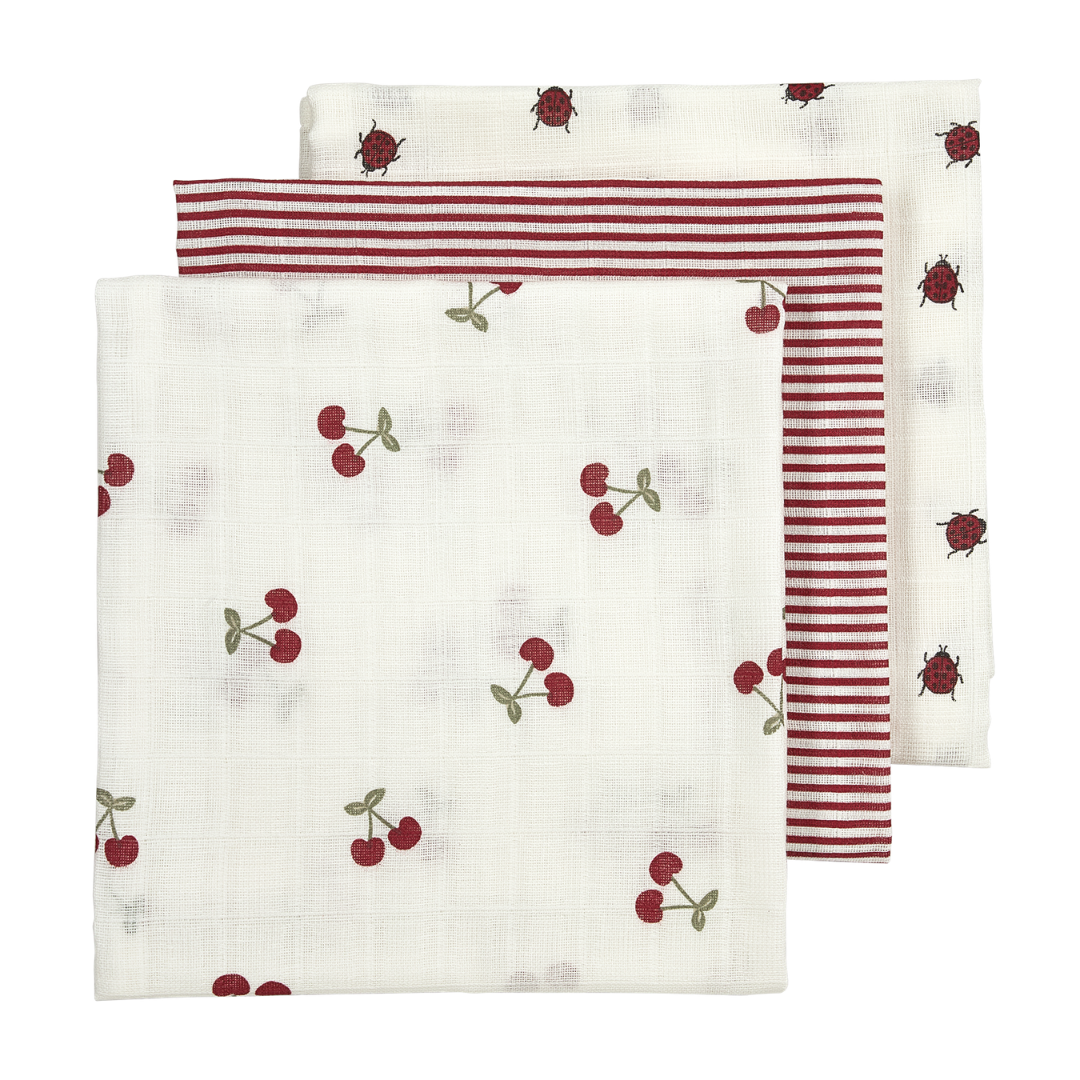 Hydrofiele monddoekjes 3-pack - Girly Garden