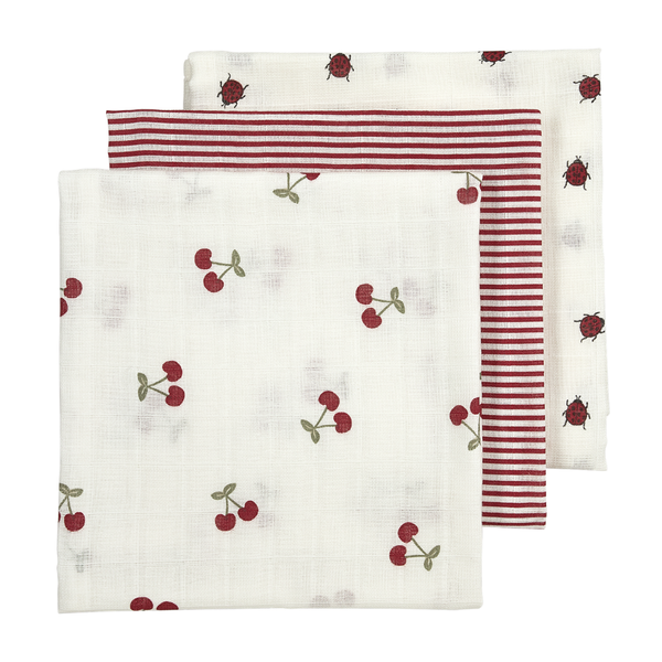 Hydrofiele monddoekjes 3-pack - Girly Garden