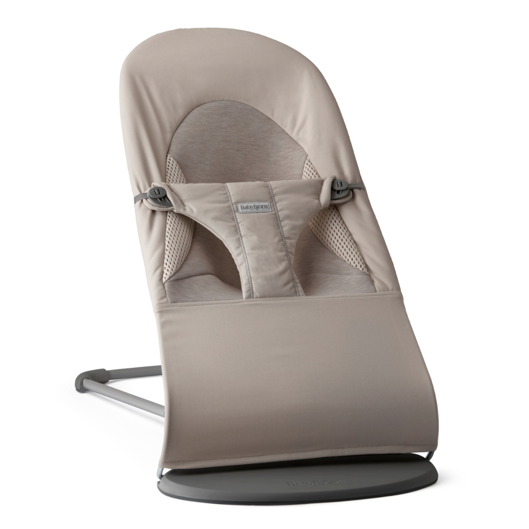 Wipstoel Bliss (0-2 jaar) - Tri-fabric Soft Sand Grey (2-in-1)