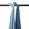 Swaddle 120x120 cm 2-pack - Jeans Blue/Indigo