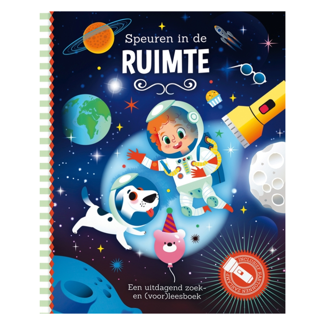 Zaklampboek - Speuren in de Ruimte (3+/6+)