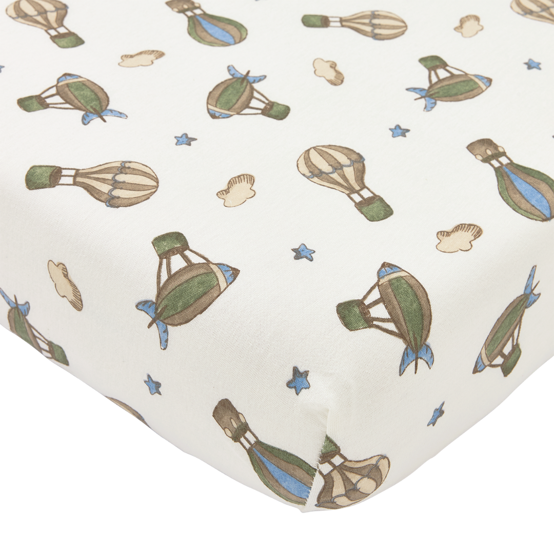 Hoeslaken juniorbed (70x140/150 cm) - Air Balloons