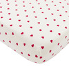 Hoeslaken ledikant (60x120 cm) - Sweet Heart Red