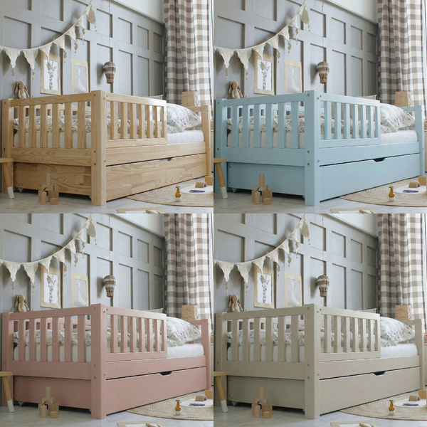 Basic Love Plus (90x200 cm) incl. drawer - Various colours