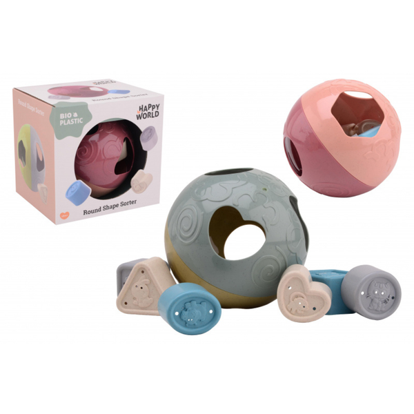 Bioplastic shape sorter