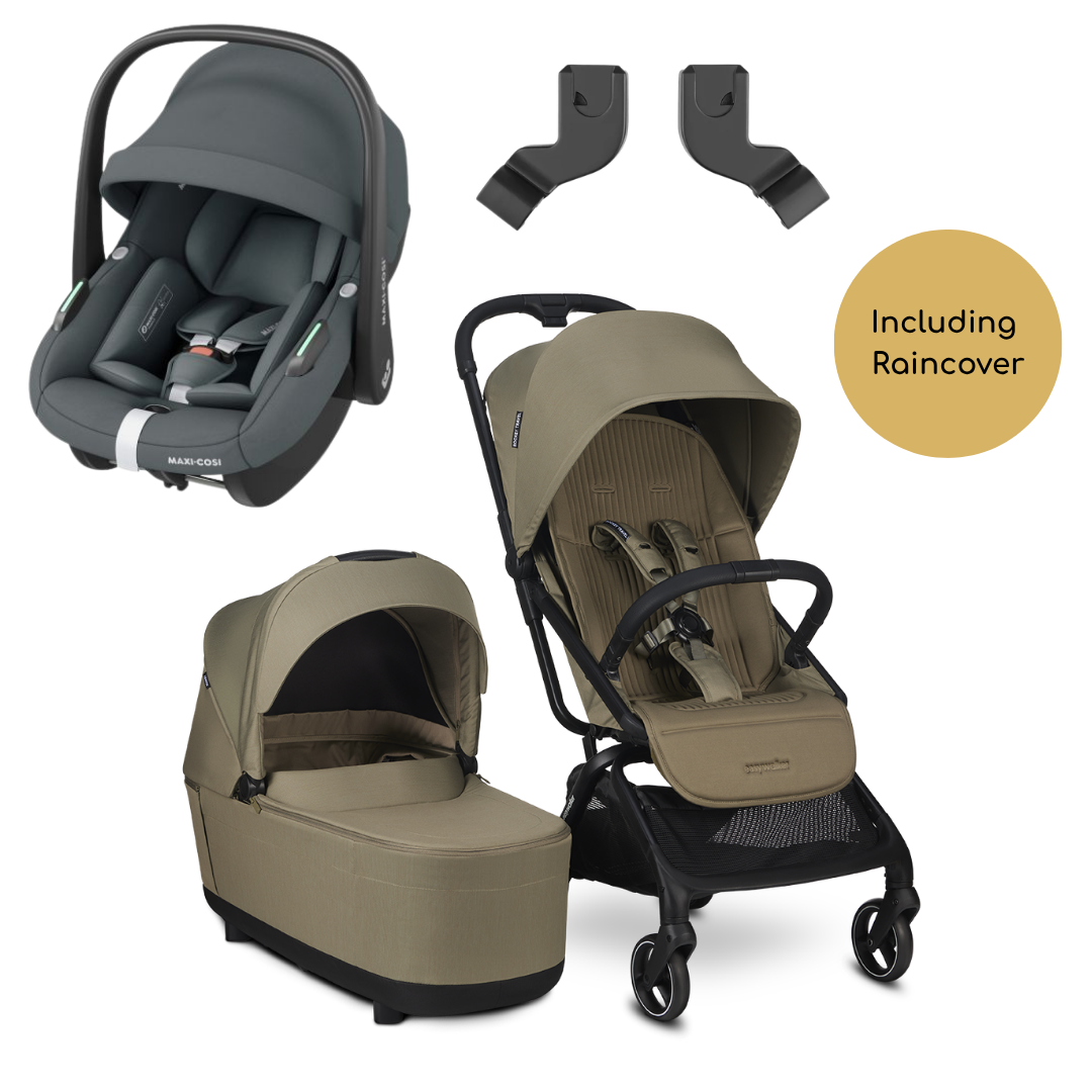 Rockey Travel 3-in-1 set - Moss Green