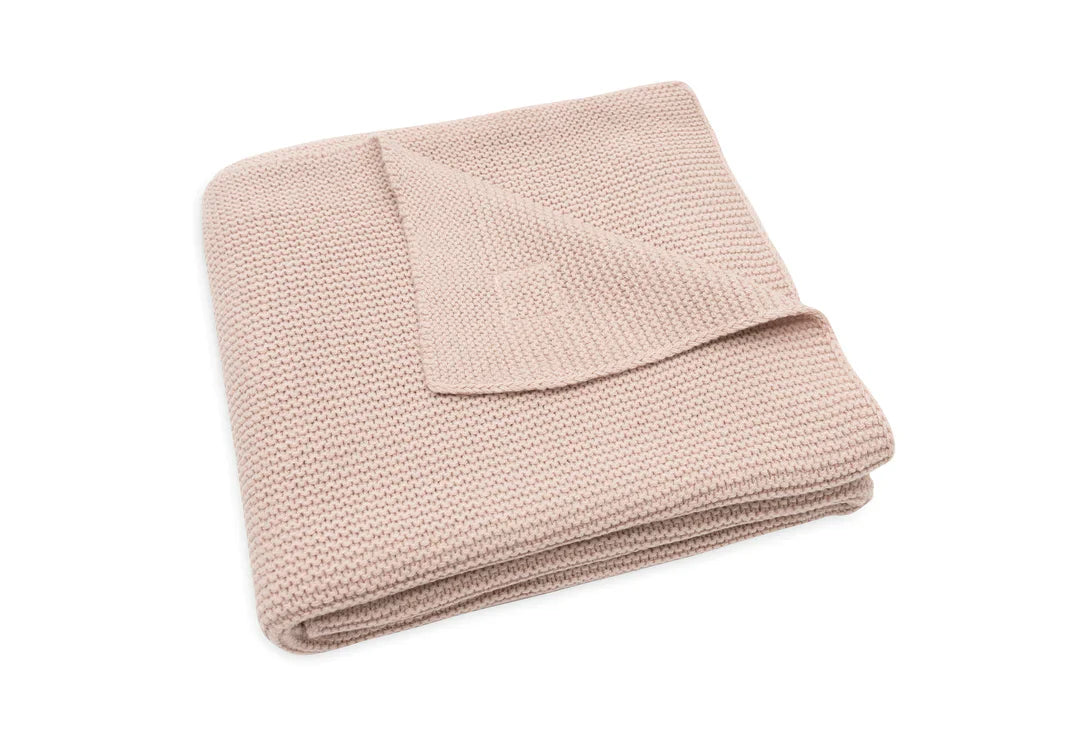 Wiegdeken Basic Knit (75x100 cm) - Wild Rose