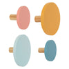 Coat rack Set of 4 buttons