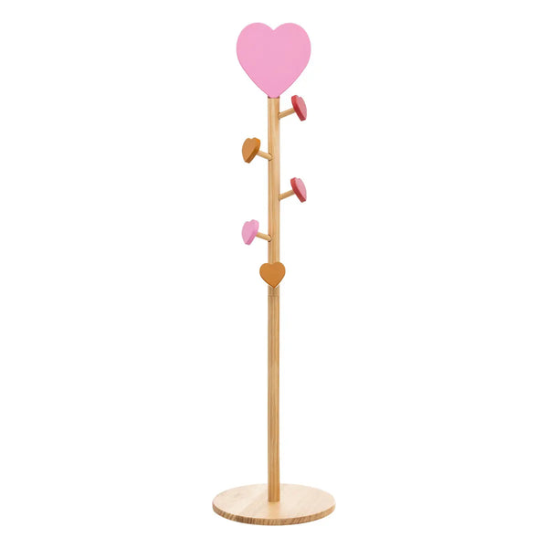 Coat rack hearts