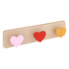 Coat rack hearts