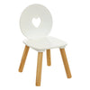 Chair Heart - White/Natural