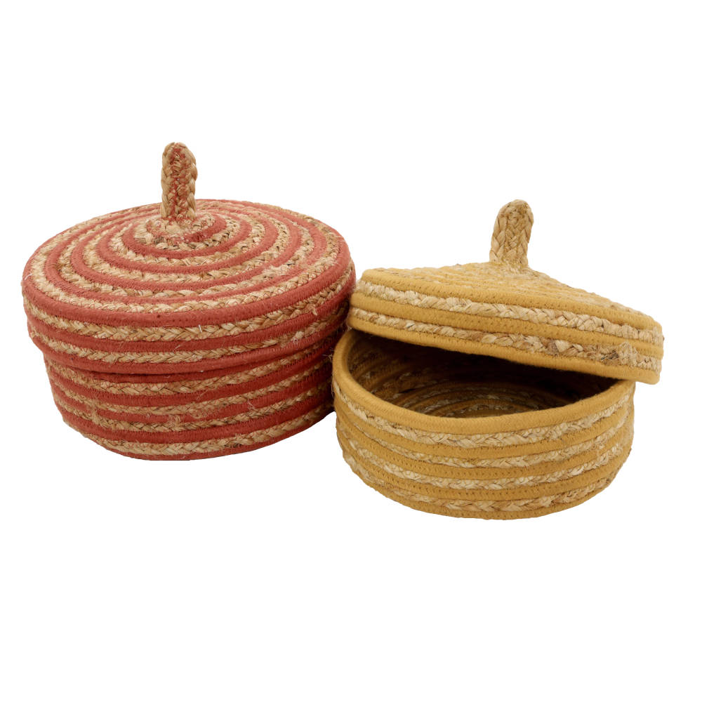 Opbergmandenset Juta (set van 2)