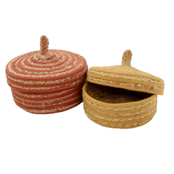 Opbergmandenset Juta (set van 2)