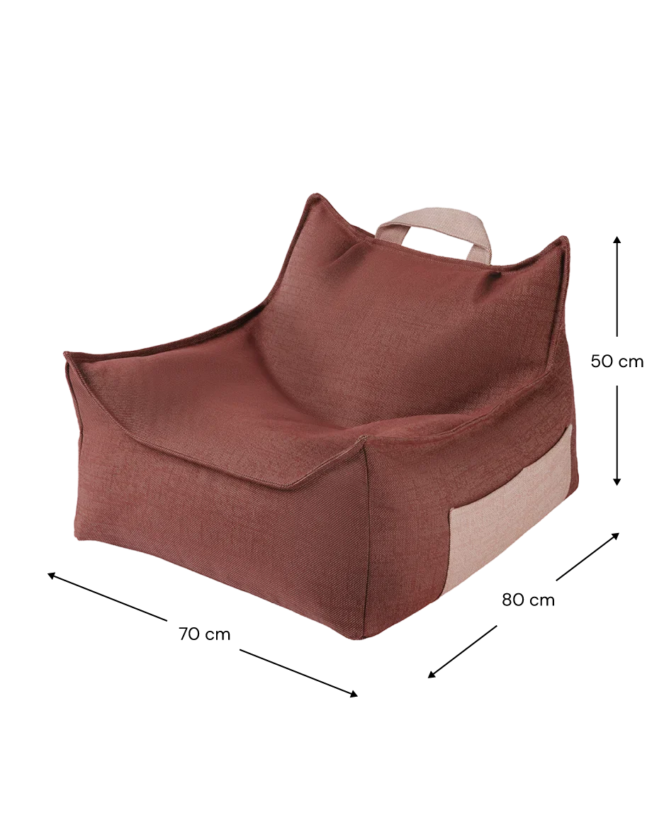 Outdoor Beanbag - Pomegranate