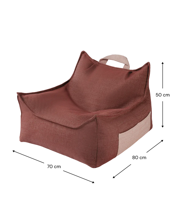 Outdoor Beanbag - Pomegranate