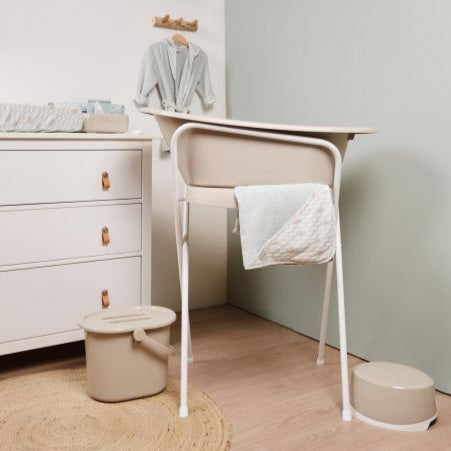 Babybad Taupe + Click Standaard Taupe