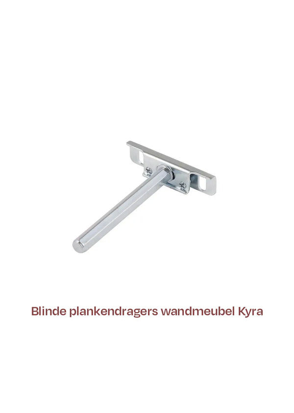 Wandmeubel Kyra (135 cm) - Roomwit